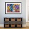 Cast of Characters: Dogs by Jenny Foster Wood Framed Wall Art Print 45 in. W x 33 in. H